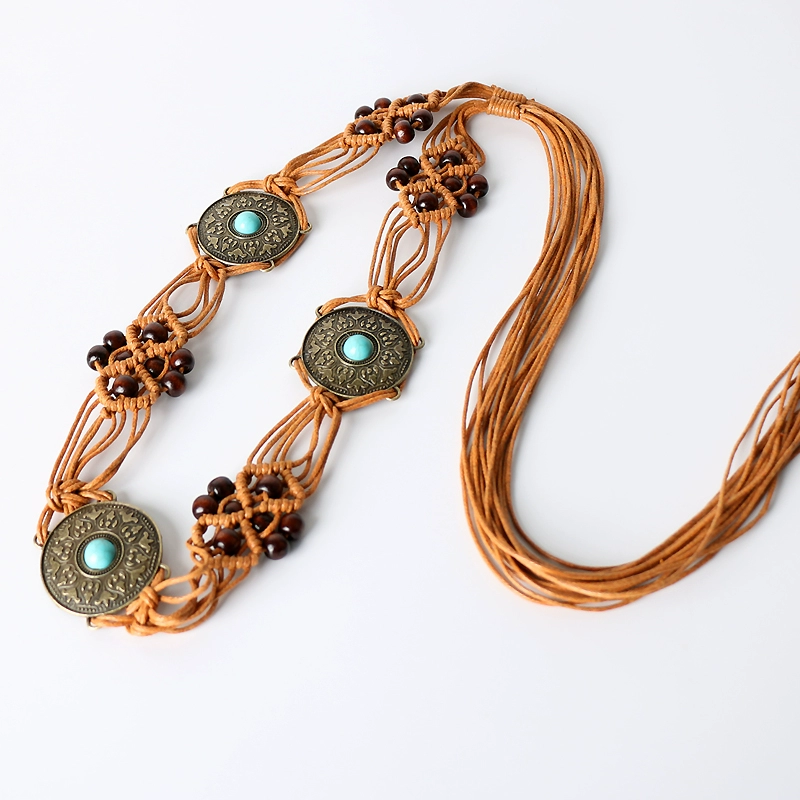 Ethnic Style Woven Waist Chain - Image 10