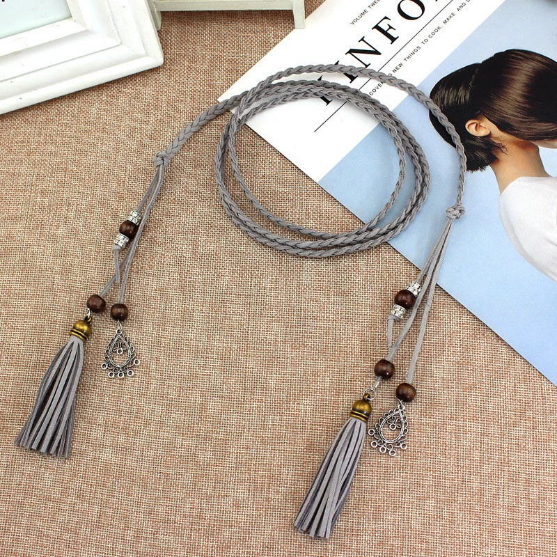 Handmade Ethnic Style Tassel Belt - Image 12
