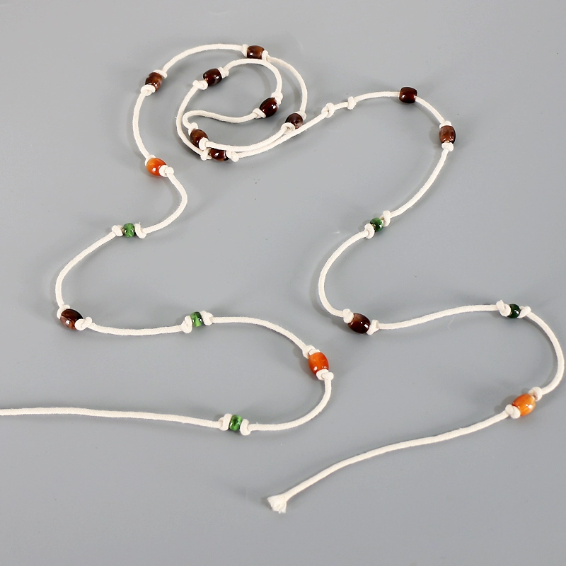 Ethnic Style Woven Waist Chain: casual outing scene