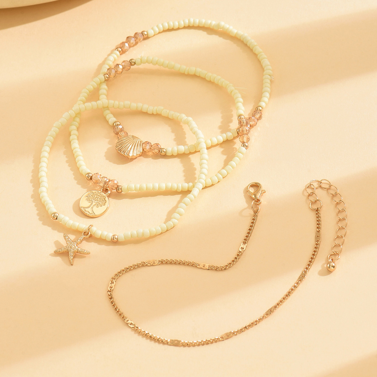 Bohemian Alloy Anklet: music festival scene