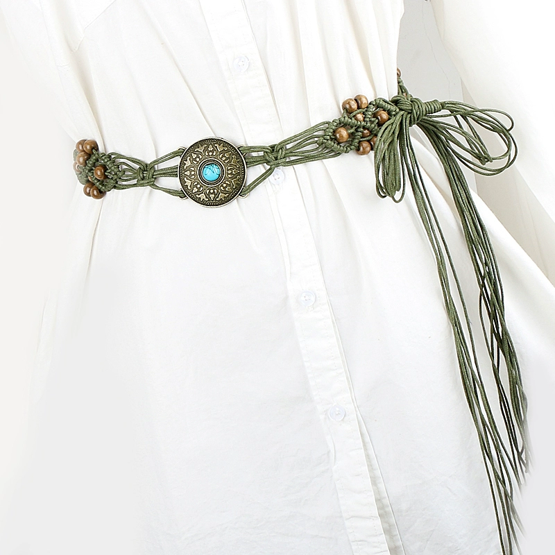 Ethnic Style Woven Waist Chain - Image 3