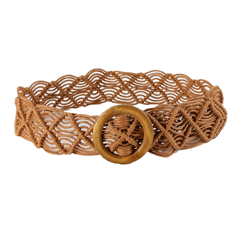 Ethnic Woven Waist-Cinching Waist Belt - Image 5