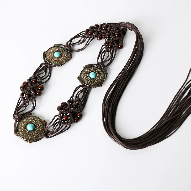 Ethnic Style Woven Waist Chain - Image 9