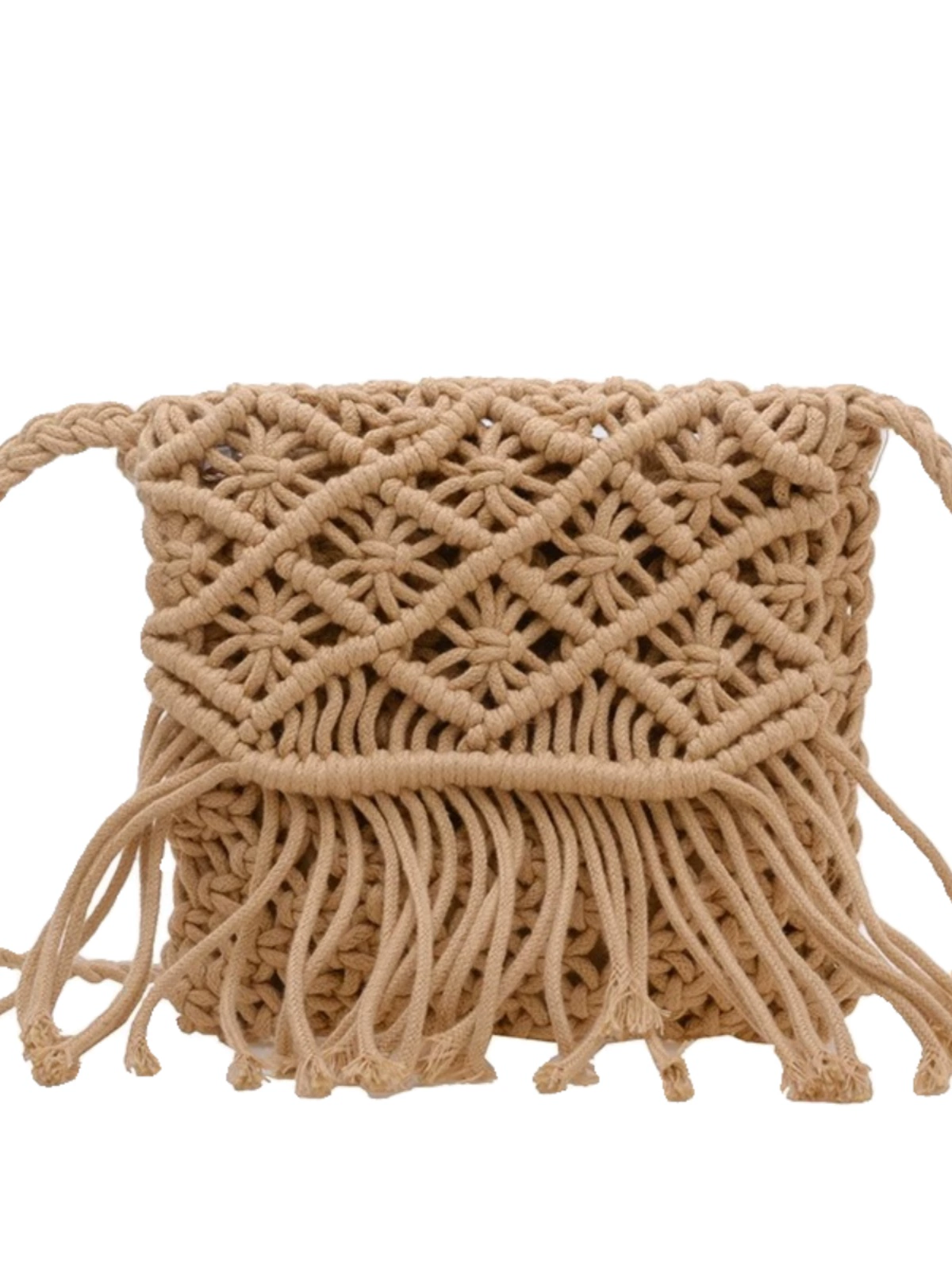 Kids' Straw Woven Beach Bag: park scene