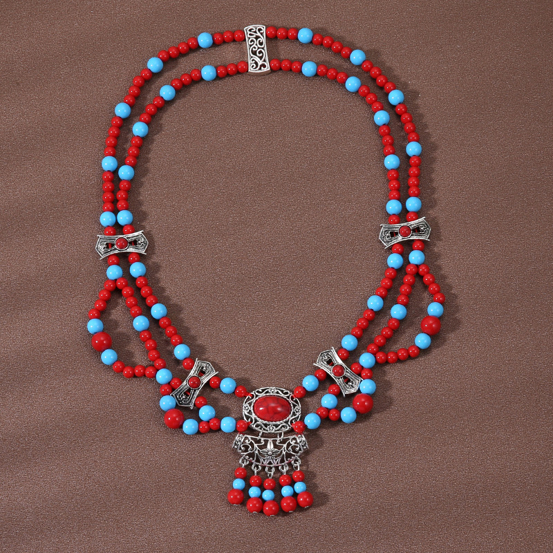 Tibetan Bohemian Forehead Ornament at Music Festival