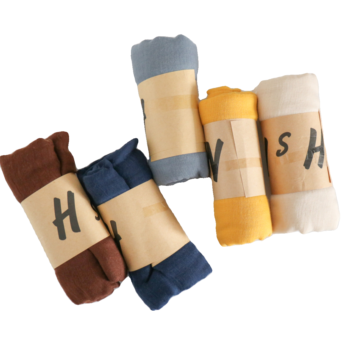 Cotton Linen Warm Skin-Friendly Scarf Shawl: Bohemian pattern detail