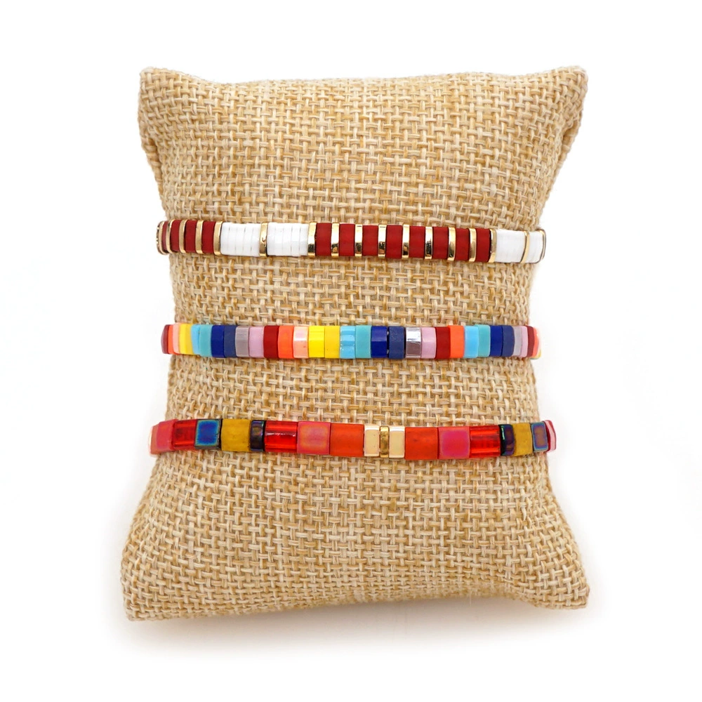 tial Miyuki Red Beads Bracelet: Bohemian style scene