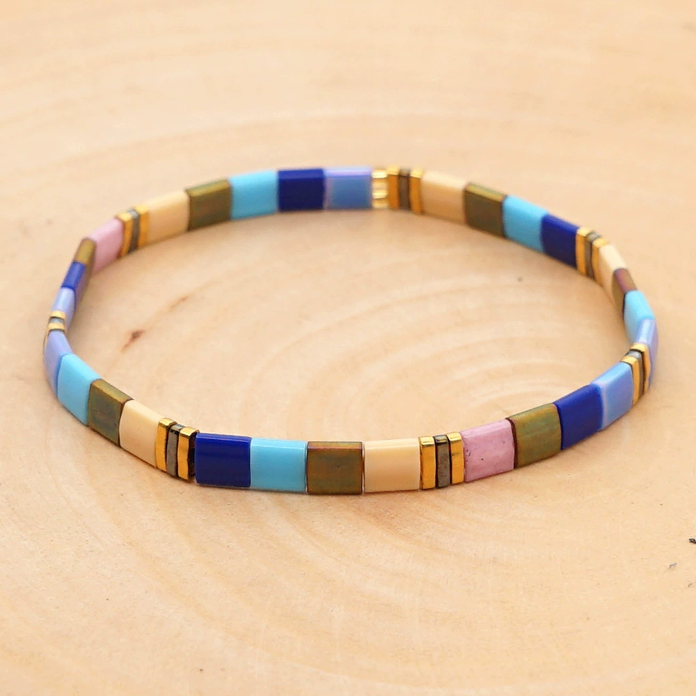 Tila Bead Bohemian Rainbow Bracelet: best friend gifting scene
