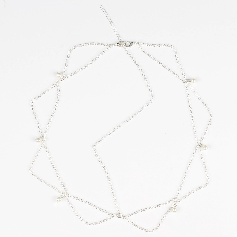 Bohemian Tassel Pearl Headband at winter holiday event