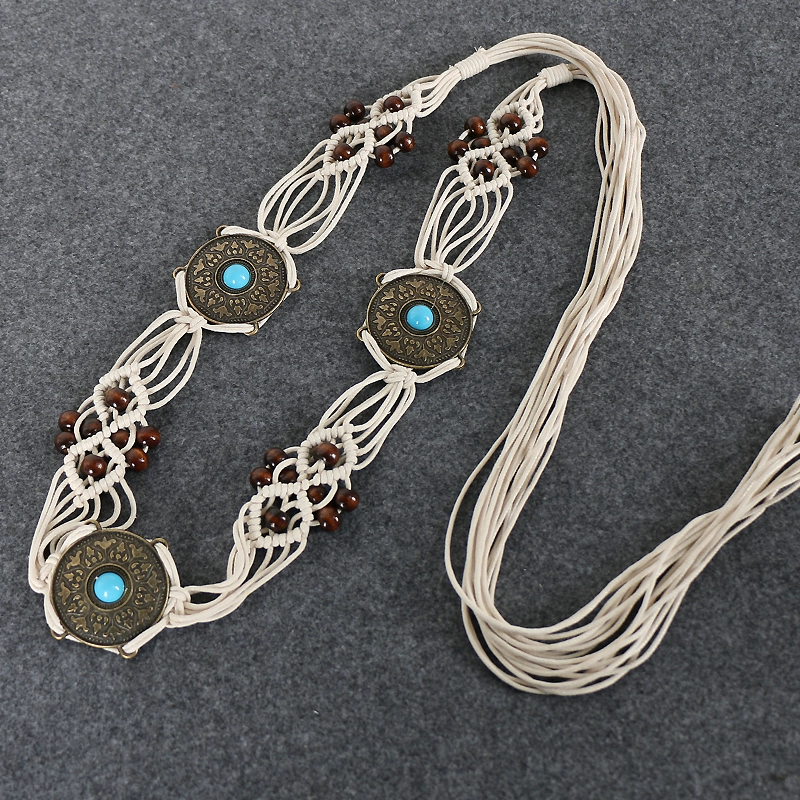 Ethnic Style Woven Waist Chain - Image 8