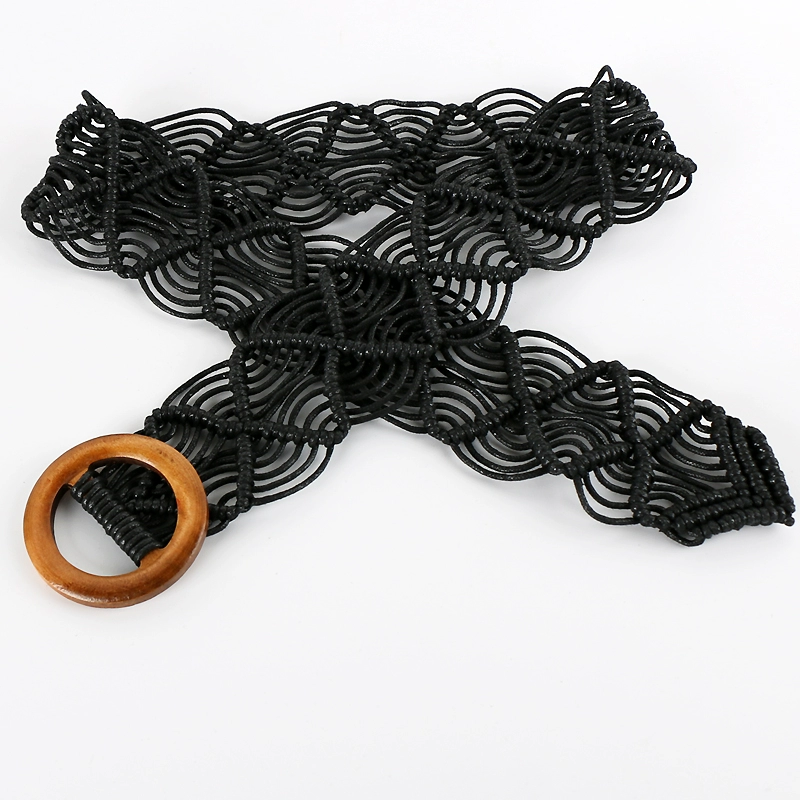 Ethnic Woven Waist-Cinching Waist Belt - Image 6