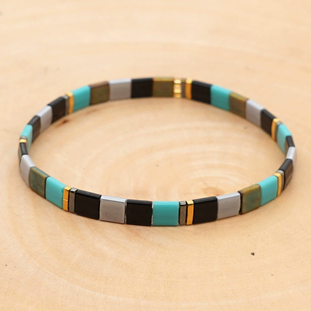 Tila Bead Bohemian Rainbow Bracelet: weekend brunch scene
